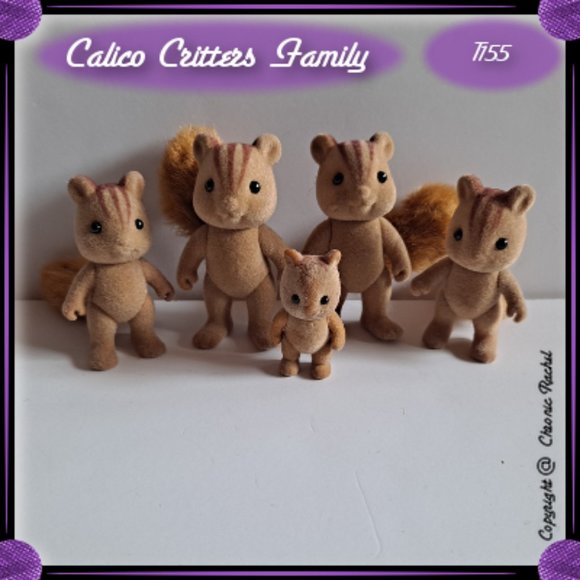 Calico Critters Toys Walnut Squirrel Family Poshmark